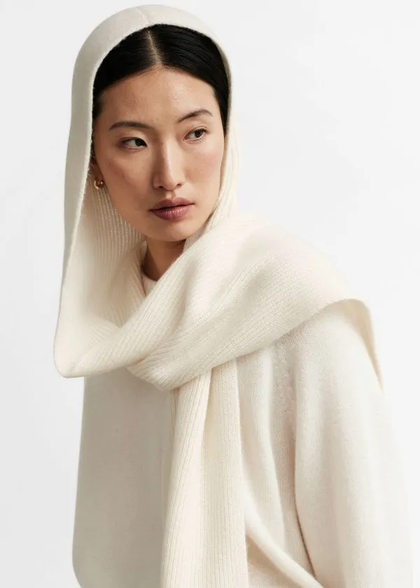 and Other Stories Oversized Cashmere Jumper Cream Women Knitwear