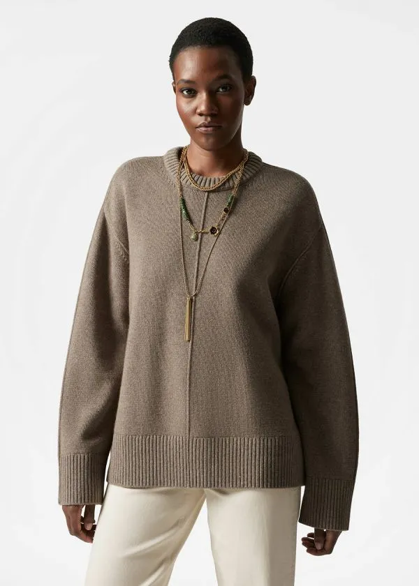 and Other Stories Oversized Knit Jumper Mole Women Knitwear
