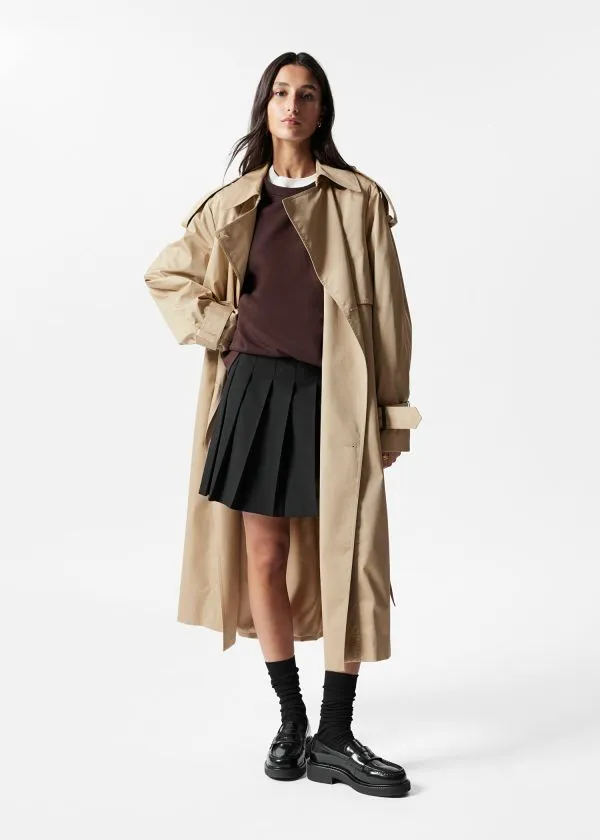 and Other Stories Oversized Sweatshirt Brown Women Tops and Tshirts