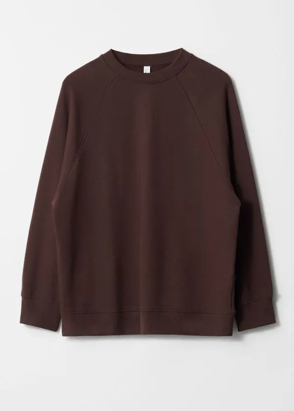 and Other Stories Oversized Sweatshirt Brown Women Tops and Tshirts