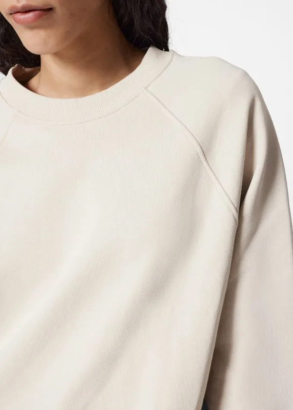 and Other Stories Oversized Sweatshirt Ecru Women Tops and Tshirts