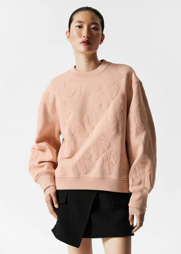 and Other Stories Oversized Sweatshirt Peach Women Tops and Tshirts and Other Stories Oversized Sweatshirt Peach Women Tops and Tshirts