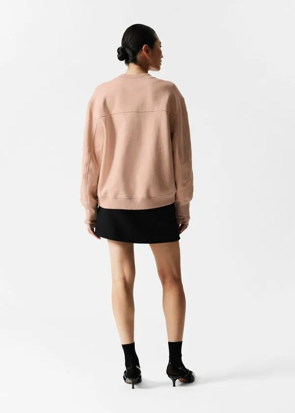 and Other Stories Oversized Sweatshirt Peach Women Tops and Tshirts and Other Stories Oversized Sweatshirt Peach Women Tops and Tshirts