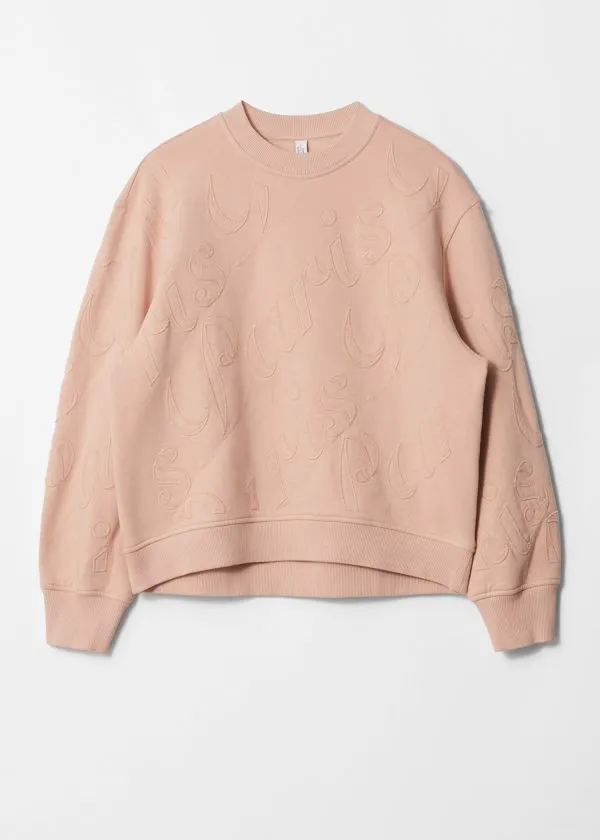 and Other Stories Oversized Sweatshirt Peach Women Tops and Tshirts and Other Stories Oversized Sweatshirt Peach Women Tops and Tshirts