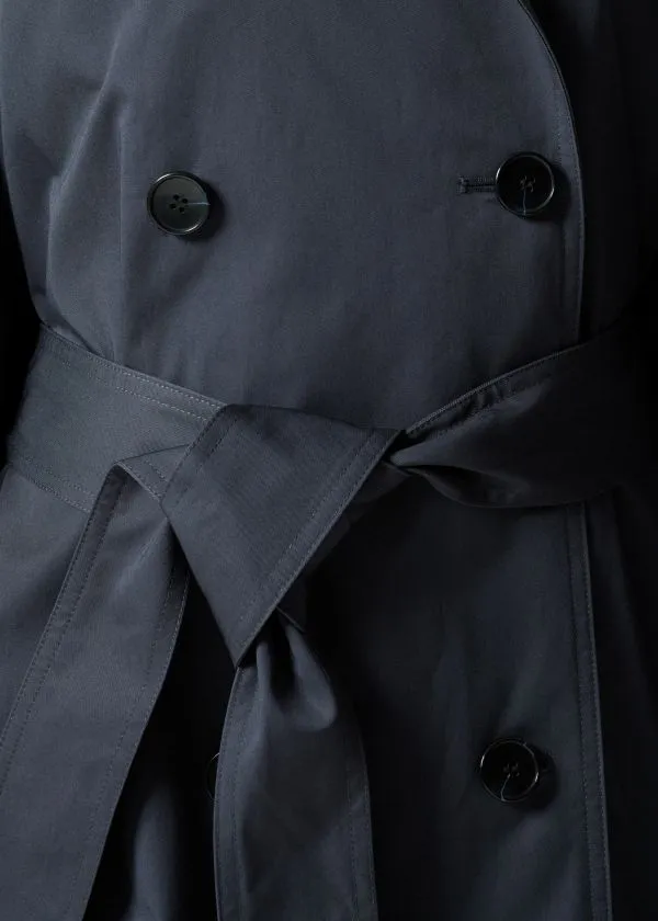 and Other Stories Oversized Trenchcoat Cape Navy Women Jackets and Coats