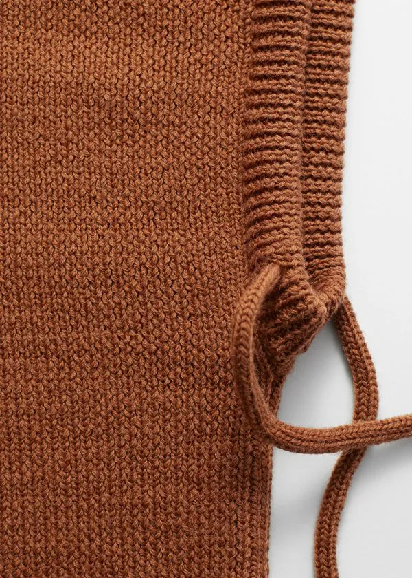 and Other Stories Oversized Wool Balaclava Brown Women Headwear and Other Stories Oversized Wool Balaclava Brown Women Headwear