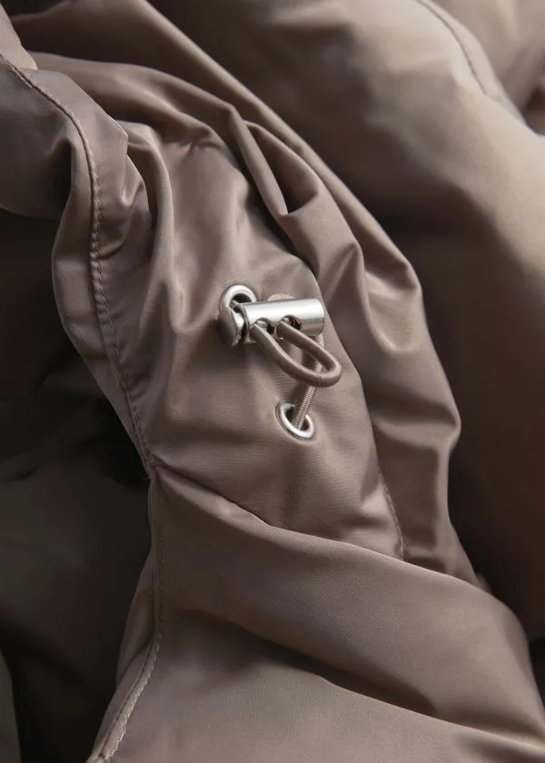 and Other Stories Padded Down Jacket Brown Women Jackets and Coats