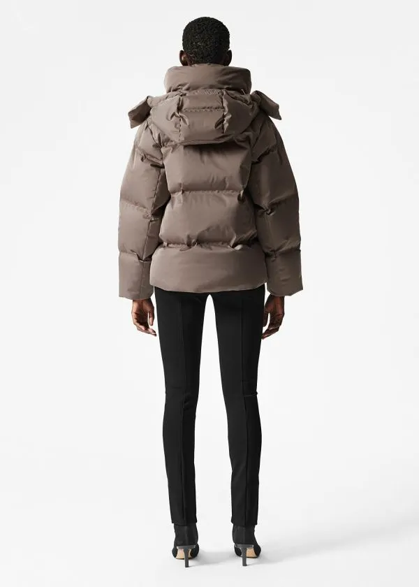 and Other Stories Padded Down Jacket Brown Women Jackets and Coats