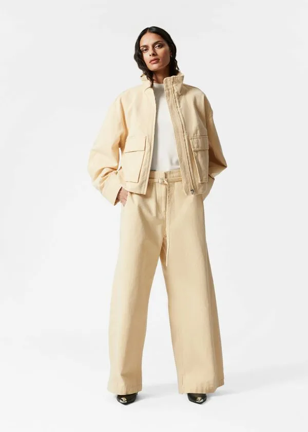and Other Stories PatchPocket Jacket Yellow Women Jackets and Coats