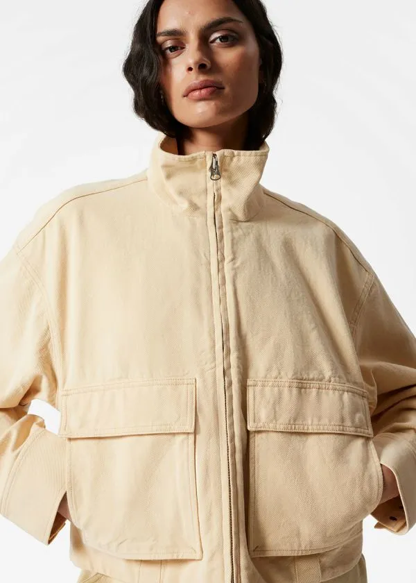 and Other Stories PatchPocket Jacket Yellow Women Jackets and Coats