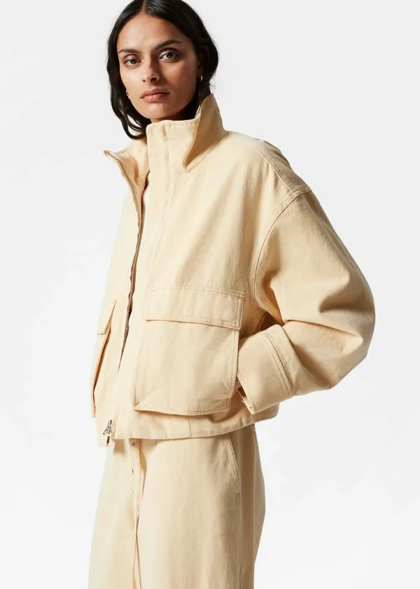 and Other Stories PatchPocket Jacket Yellow Women Jackets and Coats