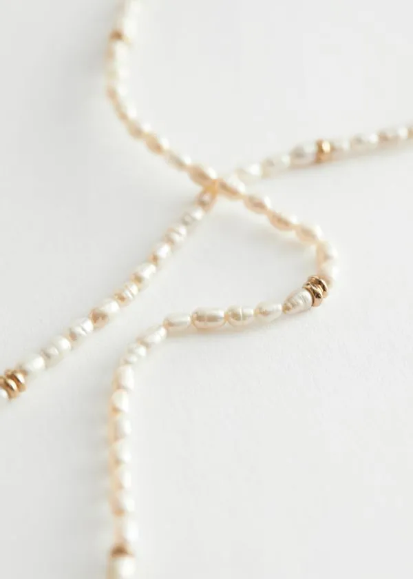 and Other Stories Pearl Pendant Necklace Pearl Women Necklaces