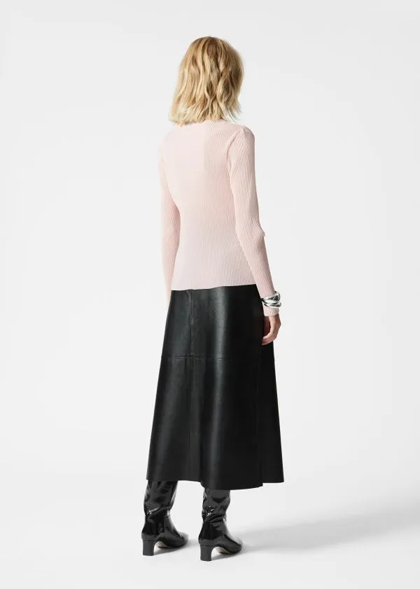 and Other Stories Pleated Top Pale Pink Women Tops and Tshirts