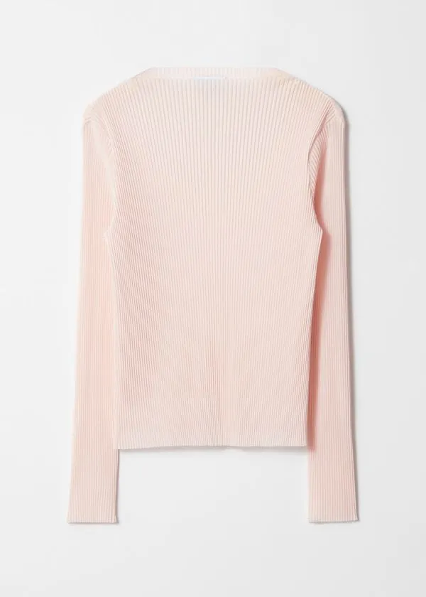 and Other Stories Pleated Top Pale Pink Women Tops and Tshirts