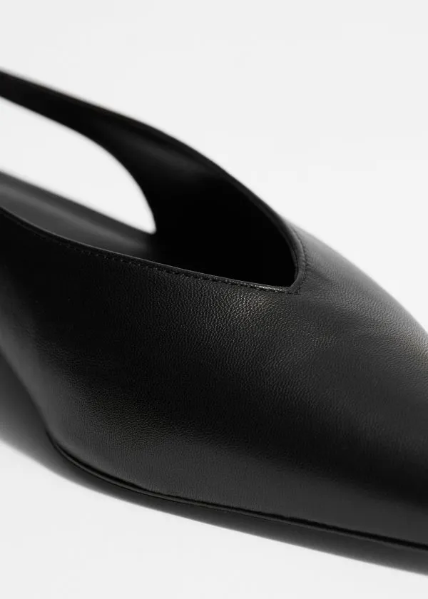 and Other Stories Pointed Slingback Pumps Black Women Ballerinas and Other Stories Pointed Slingback Pumps Black Women Ballerinas