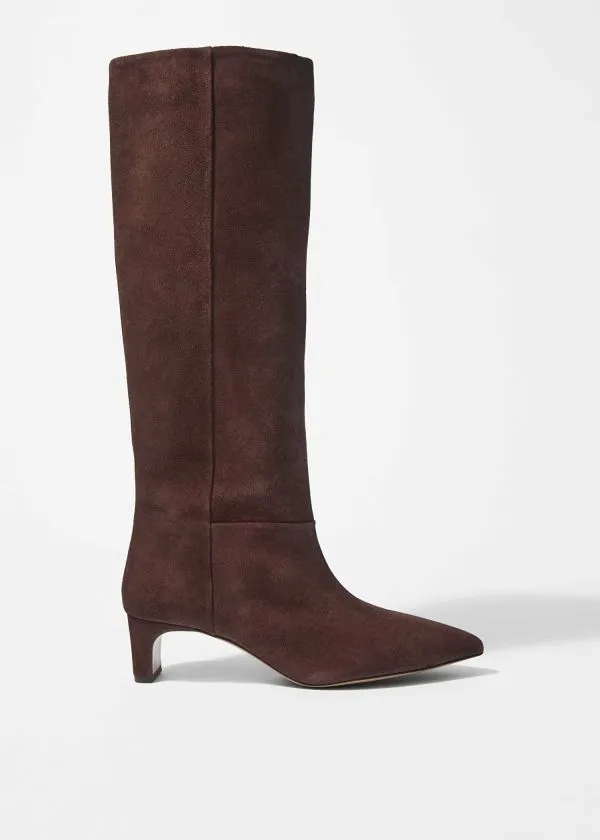 and Other Stories PointedToe KneeHigh Boots Brown Women Boots