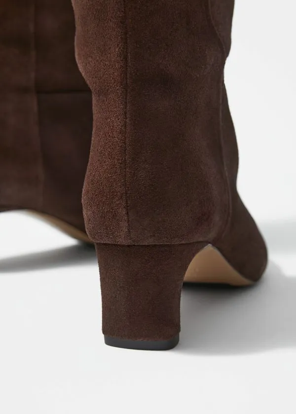 and Other Stories PointedToe KneeHigh Boots Brown Women Boots