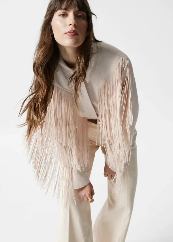 and Other Stories PressCrease Flared Jeans Cream Women Jeans