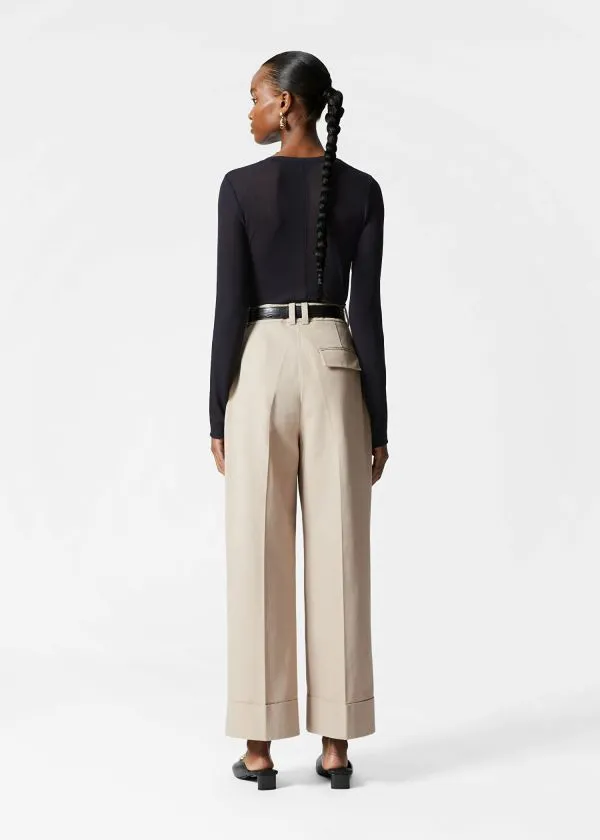 and Other Stories PressCrease Trousers Beige Women Trousers