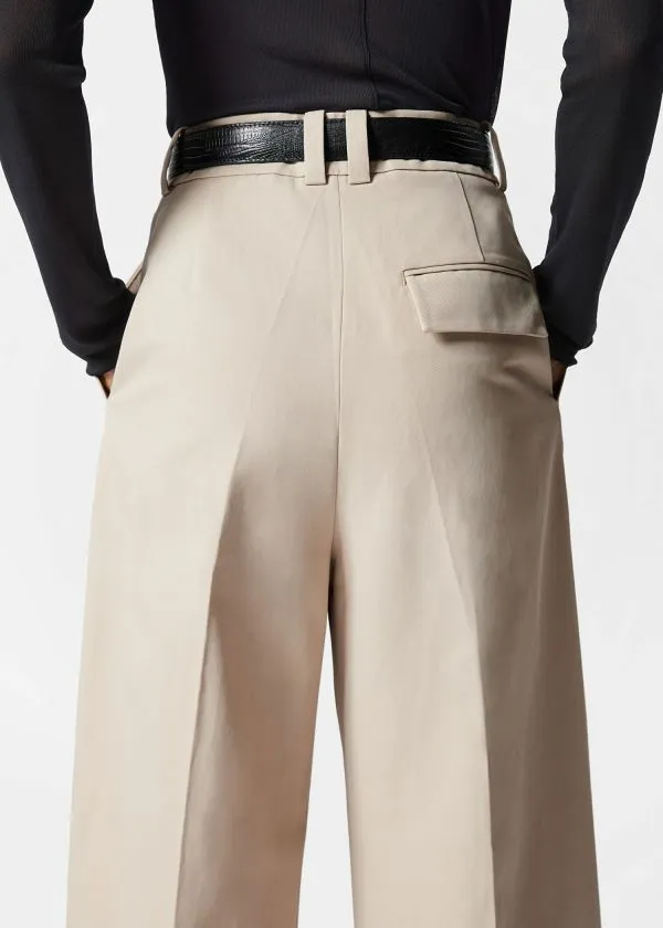 and Other Stories PressCrease Trousers Beige Women Trousers
