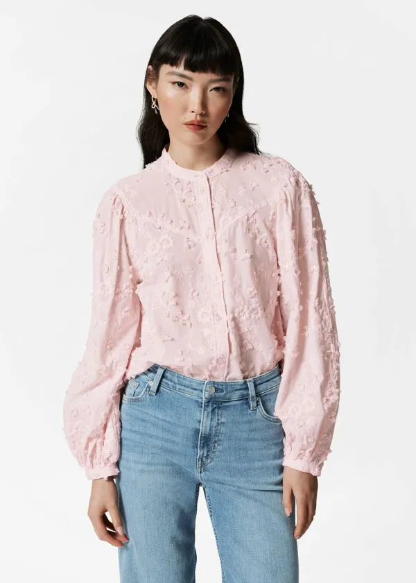 and Other Stories PuffSleeve Blouse Pink Floralappliqu Women Blouses and Shirts and Other Stories PuffSleeve Blouse Pink Floralappliqu Women Blouses and Shirts