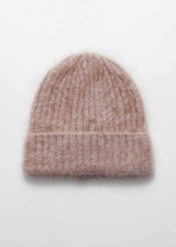 and Other Stories Pure BrushedCashmere Beanie Mole Women Headwear