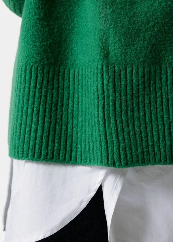and Other Stories Relaxed Knit Jumper Green Women Knitwear