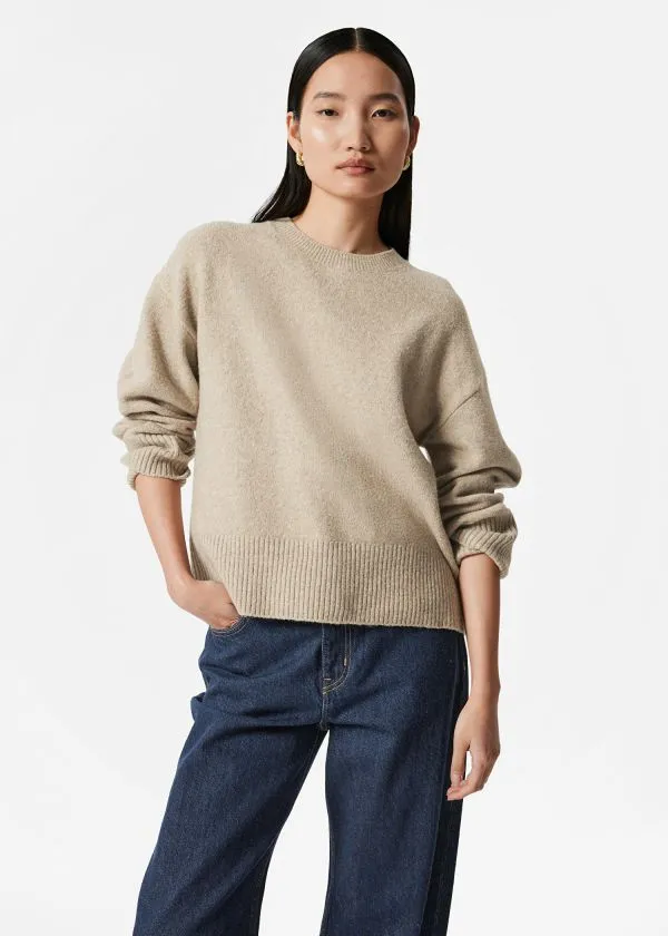 and Other Stories Relaxed Knit Jumper Mole Women Knitwear