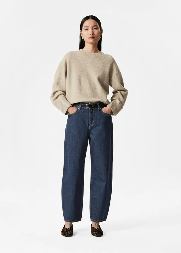 and Other Stories Relaxed Knit Jumper Mole Women Knitwear