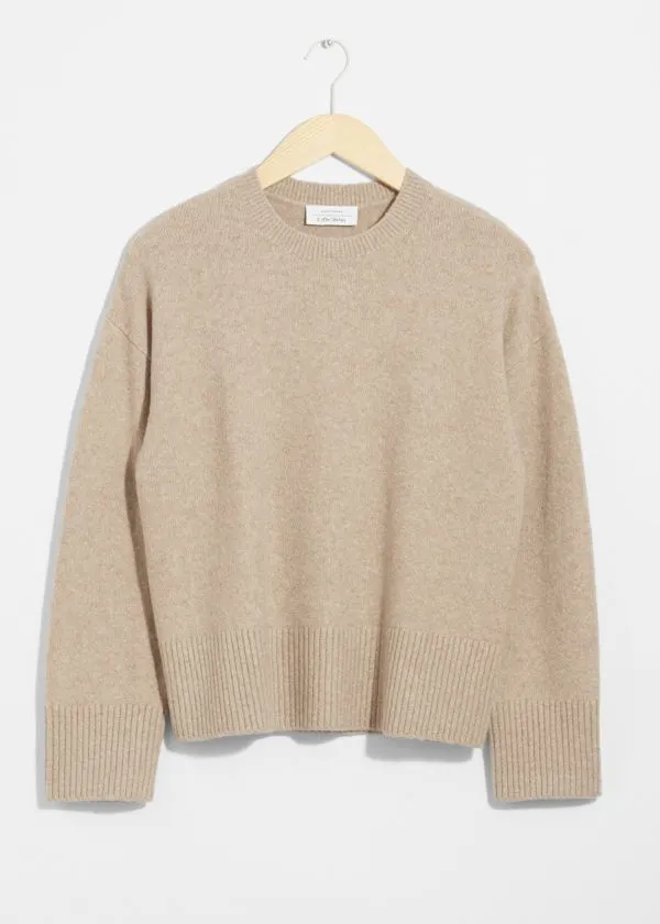 and Other Stories Relaxed Knit Jumper Mole Women Knitwear