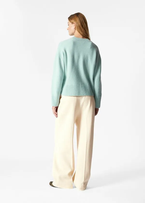 and Other Stories Relaxed Knit Jumper Pale Green Women Knitwear