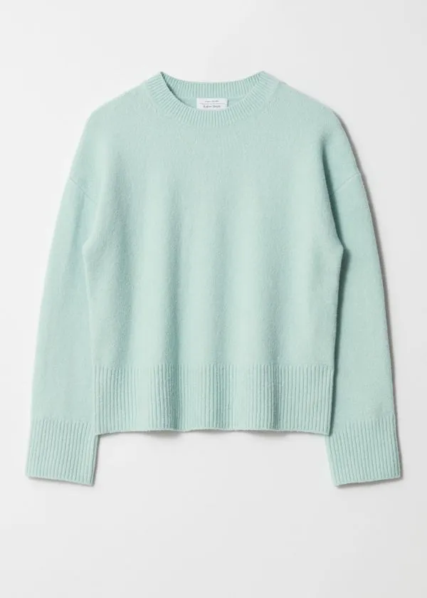 and Other Stories Relaxed Knit Jumper Pale Green Women Knitwear