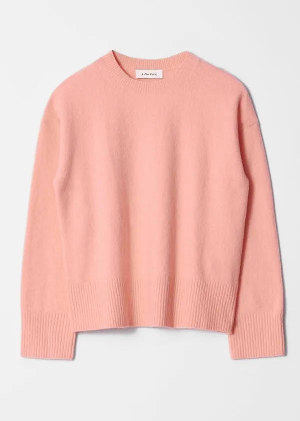 and Other Stories Relaxed Knit Jumper Peach Women Knitwear
