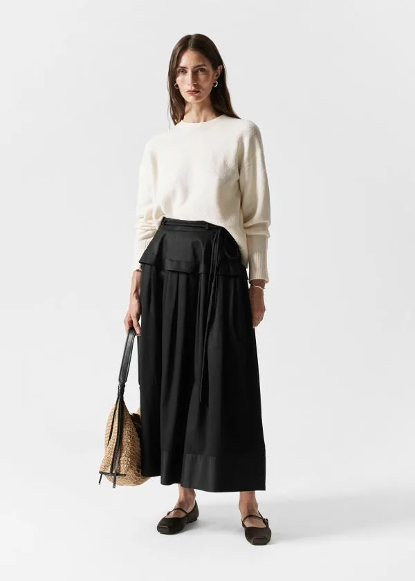 and Other Stories Relaxed Knit Jumper White Women Knitwear