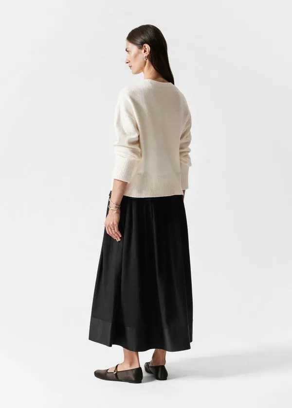 and Other Stories Relaxed Knit Jumper White Women Knitwear
