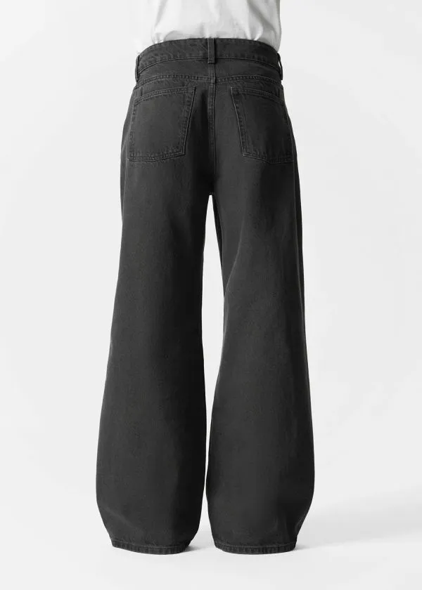 and Other Stories Relaxed WideLeg Jeans Black Women Jeans and Other Stories Relaxed WideLeg Jeans Black Women Jeans