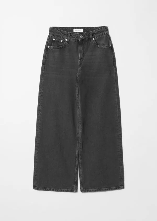 and Other Stories Relaxed WideLeg Jeans Black Women Jeans and Other Stories Relaxed WideLeg Jeans Black Women Jeans