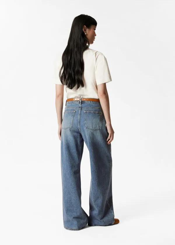 and Other Stories Relaxed WideLeg Jeans Blue Women Jeans and Other Stories Relaxed WideLeg Jeans Blue Women Jeans