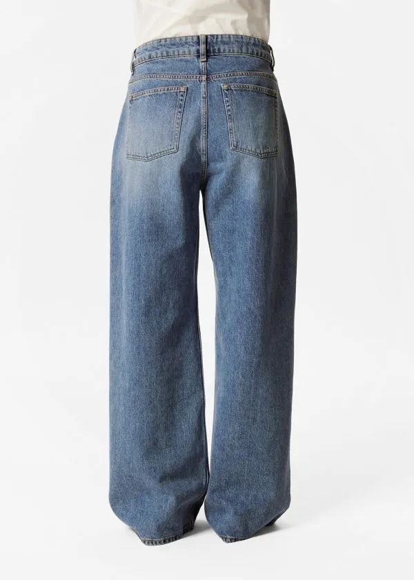 and Other Stories Relaxed WideLeg Jeans Blue Women Jeans and Other Stories Relaxed WideLeg Jeans Blue Women Jeans