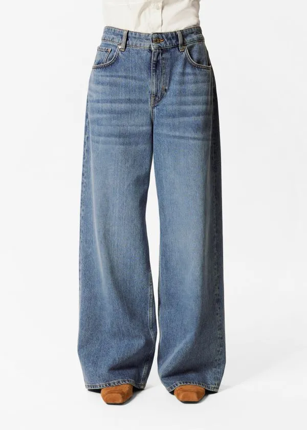 and Other Stories Relaxed WideLeg Jeans Blue Women Jeans and Other Stories Relaxed WideLeg Jeans Blue Women Jeans