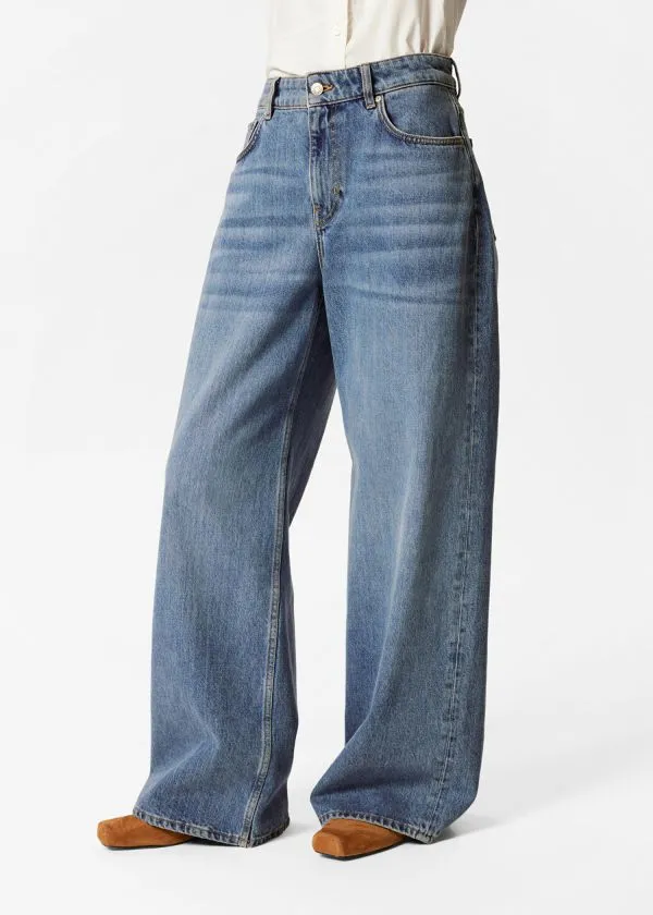 and Other Stories Relaxed WideLeg Jeans Blue Women Jeans and Other Stories Relaxed WideLeg Jeans Blue Women Jeans