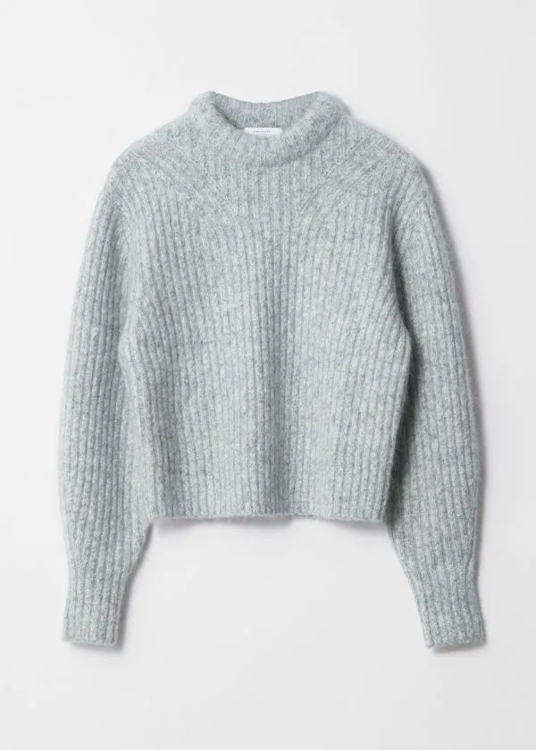 and Other Stories RibKnit Jumper Grey Women Knitwear
