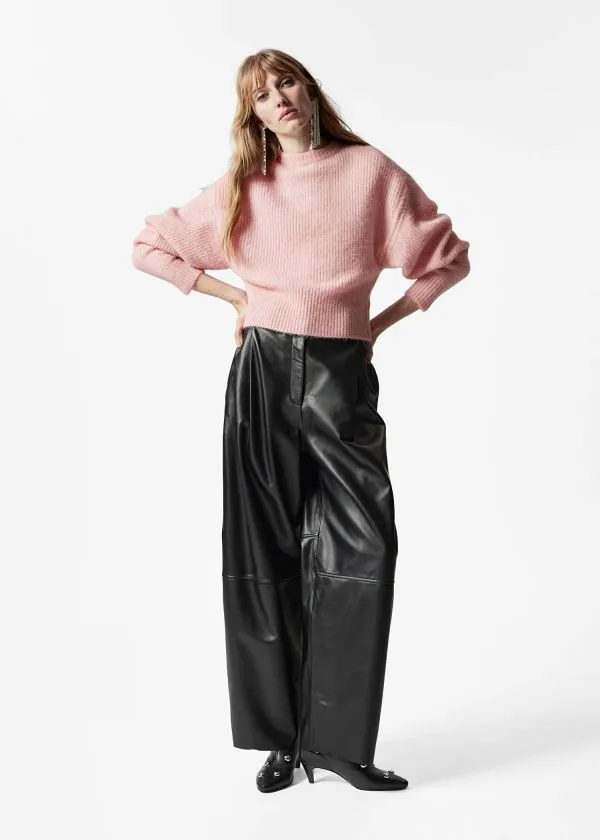 and Other Stories RibKnit Jumper Pink Women Knitwear