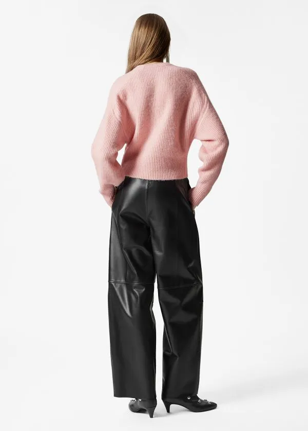 and Other Stories RibKnit Jumper Pink Women Knitwear