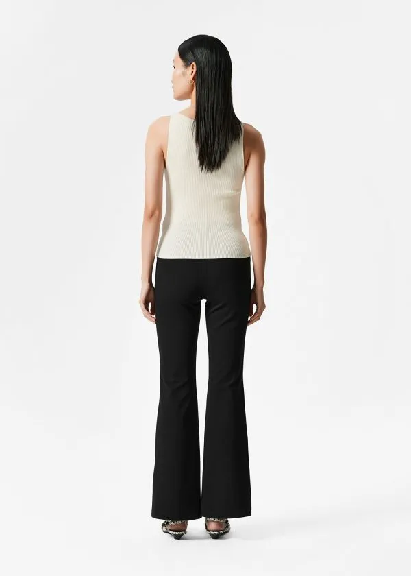 and Other Stories Ribbed Tank Top White Women Tops and Tshirts