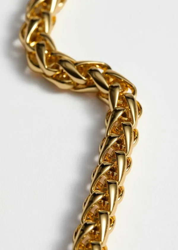 and Other Stories Rope Chain Necklace Gold Women Necklaces