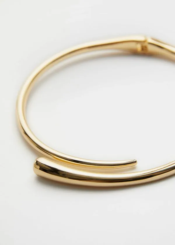 and Other Stories Sculptural Choker Necklace Gold Women Necklaces