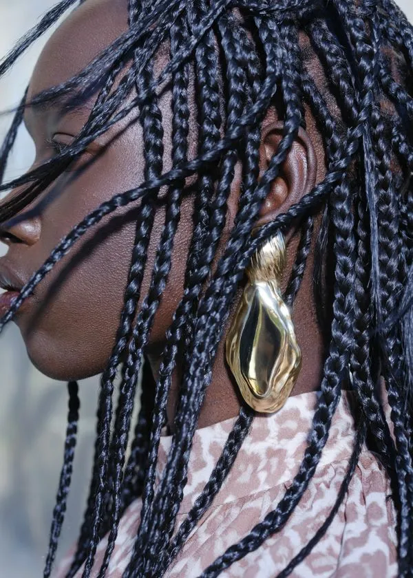 and Other Stories Sculptural Clip Earrings Gold Women Earrings