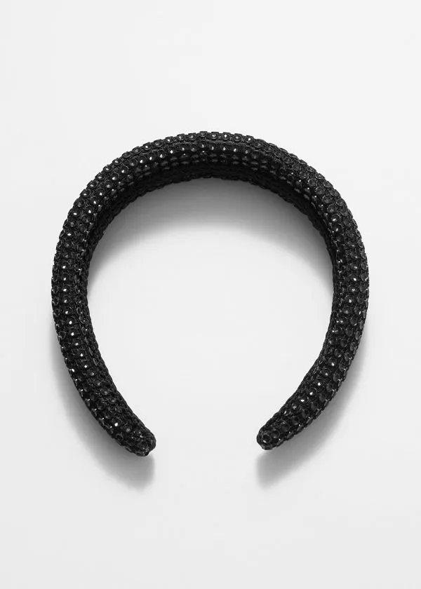and Other Stories SequinEmbellished Alice Band Black Women Hair Accessories