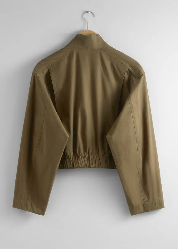 and Other Stories ShawlCollar Jacket Khaki Women Jackets and Coats